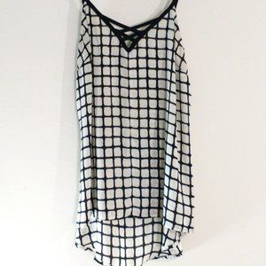 High-low Checker Top